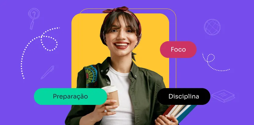 Estudante sorridente